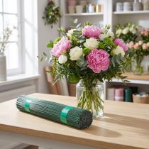 Article Fil métallique vert de 1 mm x 450 mm - 2,5 kg pour créations florales et décoratives