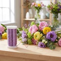 Article Fil décoratif lavande en métal – 50 m, 0,50 mm