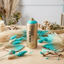 Article Spray de Peinture Fluorescente Cyan Turquoise 400ml - Montana Gold