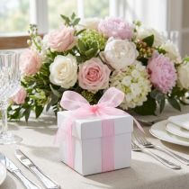 Article Ruban d'Organza Rose 15 mm x 50 m