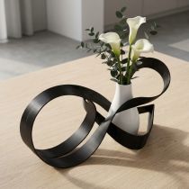Article Fil plat en aluminium noir 5 mm x 10 m pour décoration et bricolage