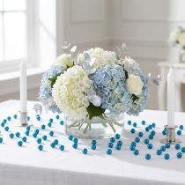 Article Perles décoratives bleu Ø8 mm – Lot de 250