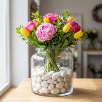 Article Galets décoratifs naturels blancs 2 à 5,5 cm - Lot de 5 kg
