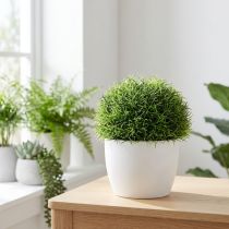 Article Boule décorative en herbe artificielle verte Ø15 cm