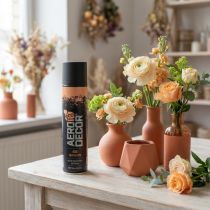 Article Spray de peinture colorée effet satin mat terracotta 400 ml