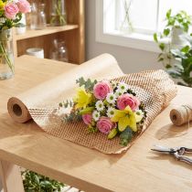 Article Papier nid d'abeille papier d'emballage marron naturel L50,5 cm L2500 cm