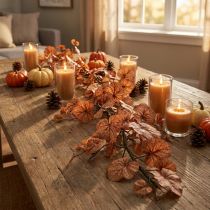 Article Guirlande de Feuilles d'Automne Artificielles Heuchera - 150 cm