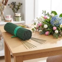 Article Fil métallique vert pour décoration 0,9 mm x 400 mm - 2,5 kg