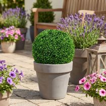 Article Boule de buis artificielle verte Ø38cm H35cm