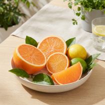 Article Décoration artificielle d'oranges – Tranches et quartiers réalistes 5-7 cm