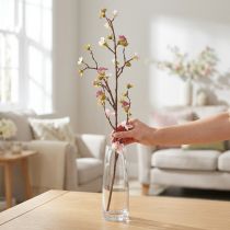 Article Branche de Fleurs de Cerisier Artificielle Rose 95 cm