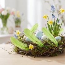 Article Plumes décoratives en plumes d’oie vert clair 20g x 2 sachets