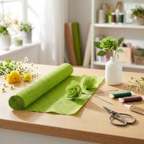 Article Papier crépon vert gazon 50×250 cm – Lot de 5