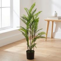 Article Fausse fougère verte en pot – Hauteur 80 cm