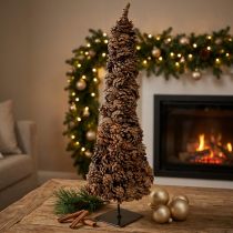 Article Sapin de table en pommes de pin naturel 16×60 cm