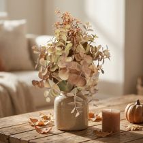 Article Bouquet décoratif de faux eucalyptus avec boutons, 30 cm