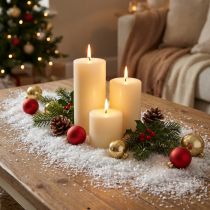 Article Neige artificielle décorative blanche 200 g
