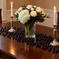Article Perles décoratives noires Ø10 mm - Lot de 115
