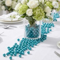 Article Perles décoratives turquoise Ø10 mm - Lot de 115