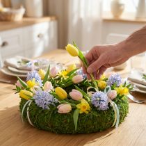 Article Lot de 4 couronnes en mousse verte, Ø 20 cm, décoratives et créatives