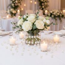 Article Perles Décoratives Blanches Ø10mm - Lot de 115