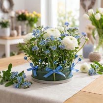 Article Épingles à tête perlée bleue Ø6 mm - 65 mm - Lot de 100