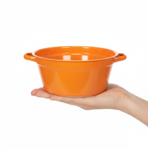 Article Lot de 3 coupes en métal colorées avec anses - Décoration de printemps 25 cm