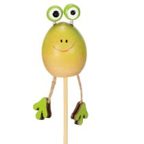 Article Tuteurs en forme de grenouille pour décorer les pots de fleurs au printemps ou en été, 34 cm, lot de 6