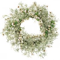 Couronne de printemps fleurs de cerisier couronne de gypsophile artificielle Ø50cm