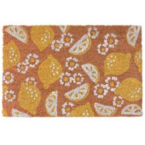 Article Paillasson citrons et fleurs paillasson tapis coco 40×60cm