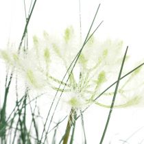 Fleur artificielle d&#39;herbe de scirpe Fleurs artificielles dans un pot 56cm