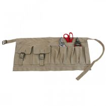 Sac à Outils de Jardin Ceinture Ceinture de Jardin Kaki L112cm