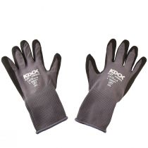 Article Gants de jardinage Taille 8 EN 2121X Gris Noir Bleu Nylon