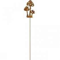 Article Bouchon de jardin bouchon décoratif agaric mouche patiné 10cm 6 pièces