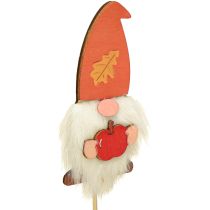 Article Piquets de jardin Gnome Décoration d&#39;automne Bois Assorti 39cm 8 pcs