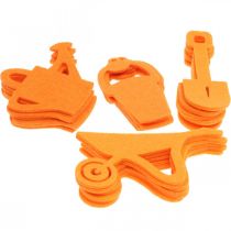 Article Outil de jardin feutre orange 24 pcs