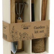 Ensemble d&#39;outils de jardin, équipement de base petits appareils en boîte 22×15×5,5cm 6 pièces