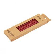 Article Bougies torsadées bougies spirales rose Ø1,4cm H18cm 4pcs