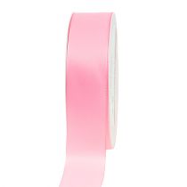 Ruban cadeau et décoration 25mm x 50m rose clair