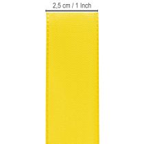 Article Ruban cadeau et décoration jaune 25 mm x 50 m