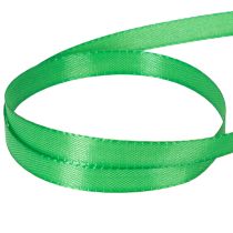 Article Ruban cadeau et décoration, ruban en taffetas vert, 10 mm de large, 50 m de long