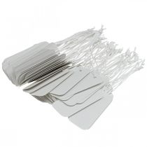 Article Étiquette cadeau papier blanc 8×3.5cm 100p