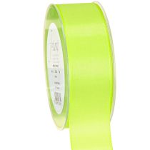 Article Ruban cadeau décoratif lisière vert citron 40 mm 50 m