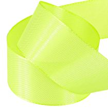 Article Ruban cadeau décoratif lisière vert citron 40 mm 50 m