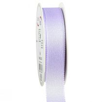 Article Ruban cadeau mica violet ruban décoratif lilas 25mm 20m