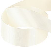 Article Ruban cadeau et ruban décoratif ruban taffetas crème 40mm 50m