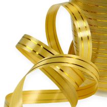 Article Ruban fendu 2 bandes dorées sur or 10mm 250m