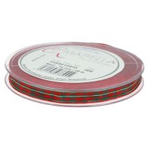 Article Ruban Cadeau Ruban De Noël Écossais Rouge Vert 10mm 20m