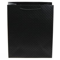 Article Sac cadeau sac cadeau noir 26×12×32cm 1 pièce