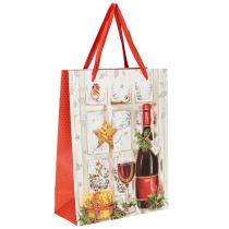 Article Sac cadeau de Noël 8cm x 18cm H24cm lot de 2